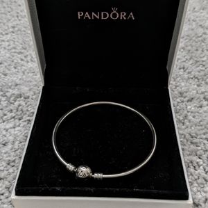 Pandora moments bangle (sterling silver)